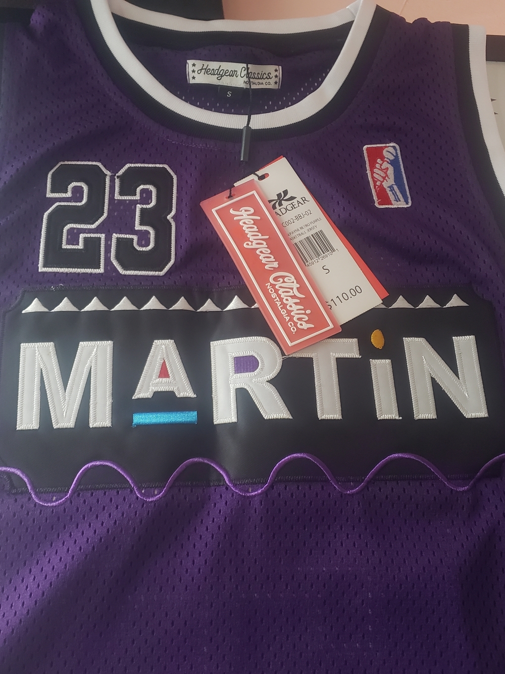 Headgear Classics 'Martin' Purple Basketball Jersey - 23